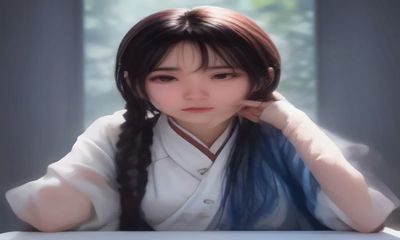 韩国女主播正在进行才艺直播，画面右下角显示实时观看人数角标